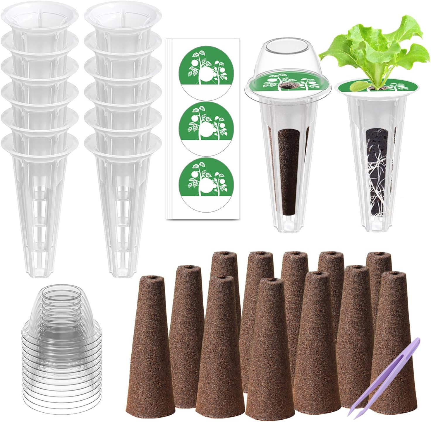 Seed Pod Kit Compatible with Aero Garden and All Brands - Grow Anything Kit for 