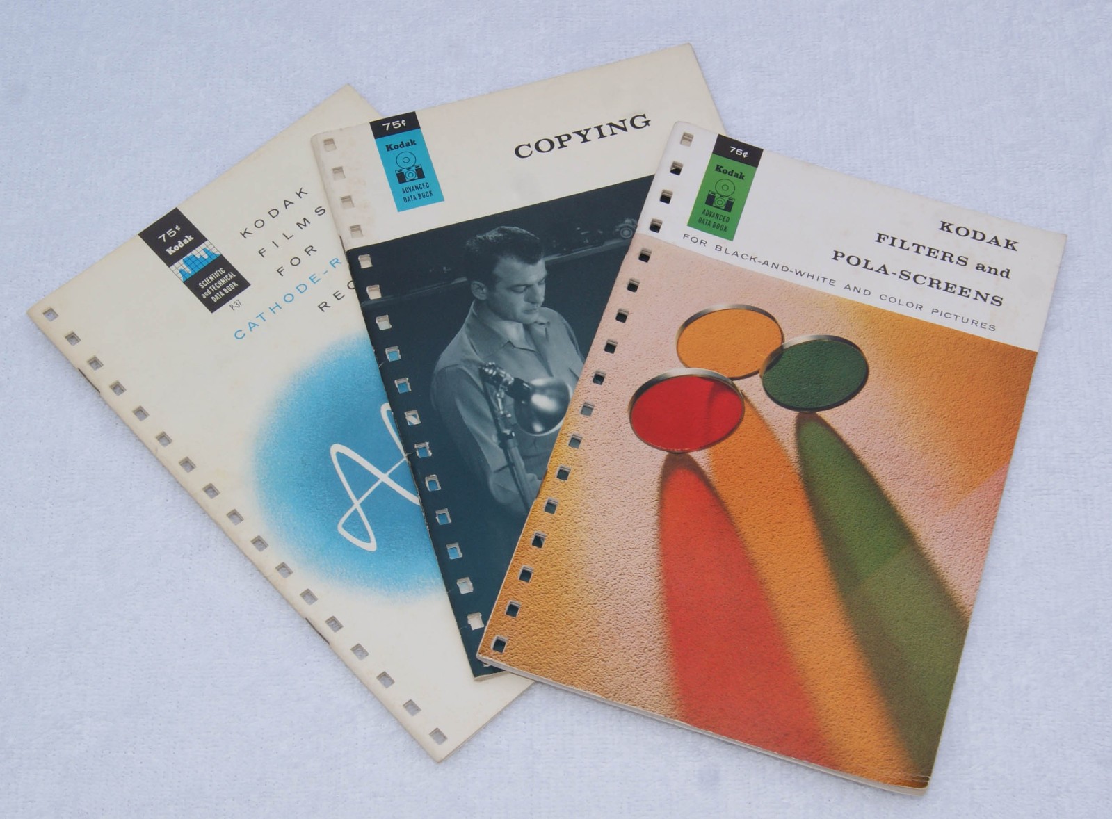 3 Vintage Kodak Data Book Manuals, incl. Kodak Filters and Pola-Screens +2 More