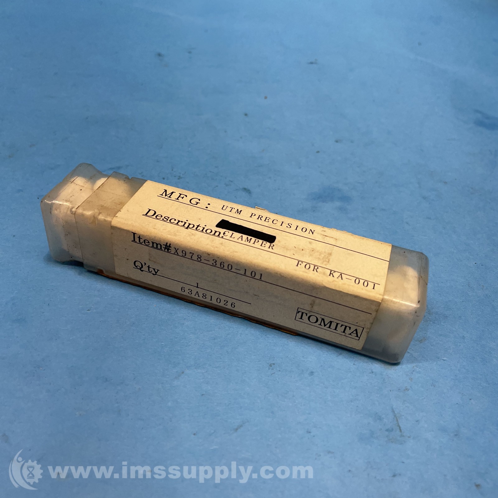 UTM Precision CX978-360-101 Drill Bit Thread Adapter FNOB
