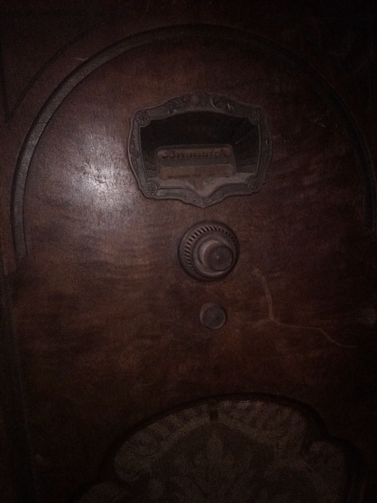 Brunswick model 15 stereo brown good condition 