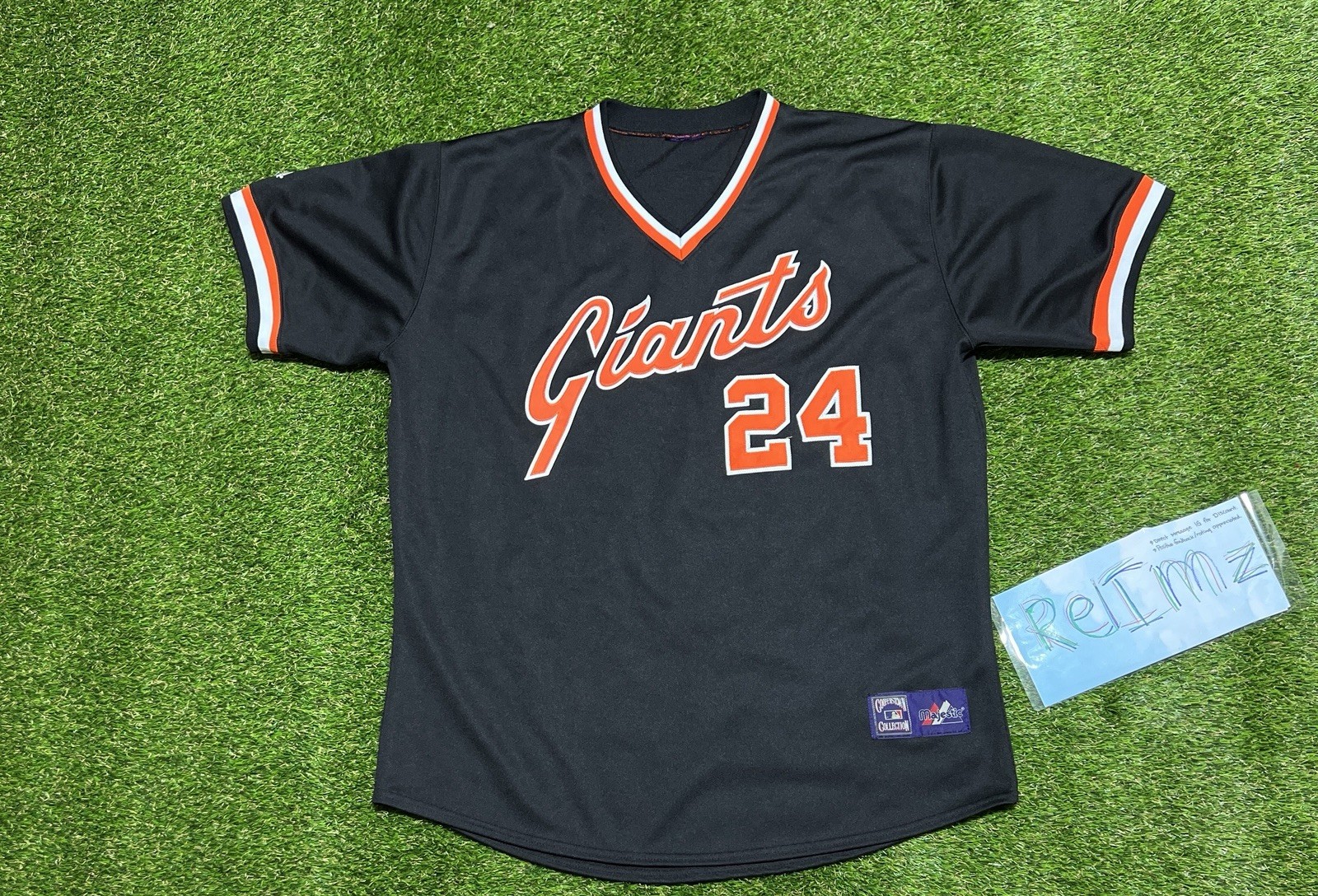 Vintage San Francisco Giants Willie Mays Majestic Diamond baseball mlb Jersey