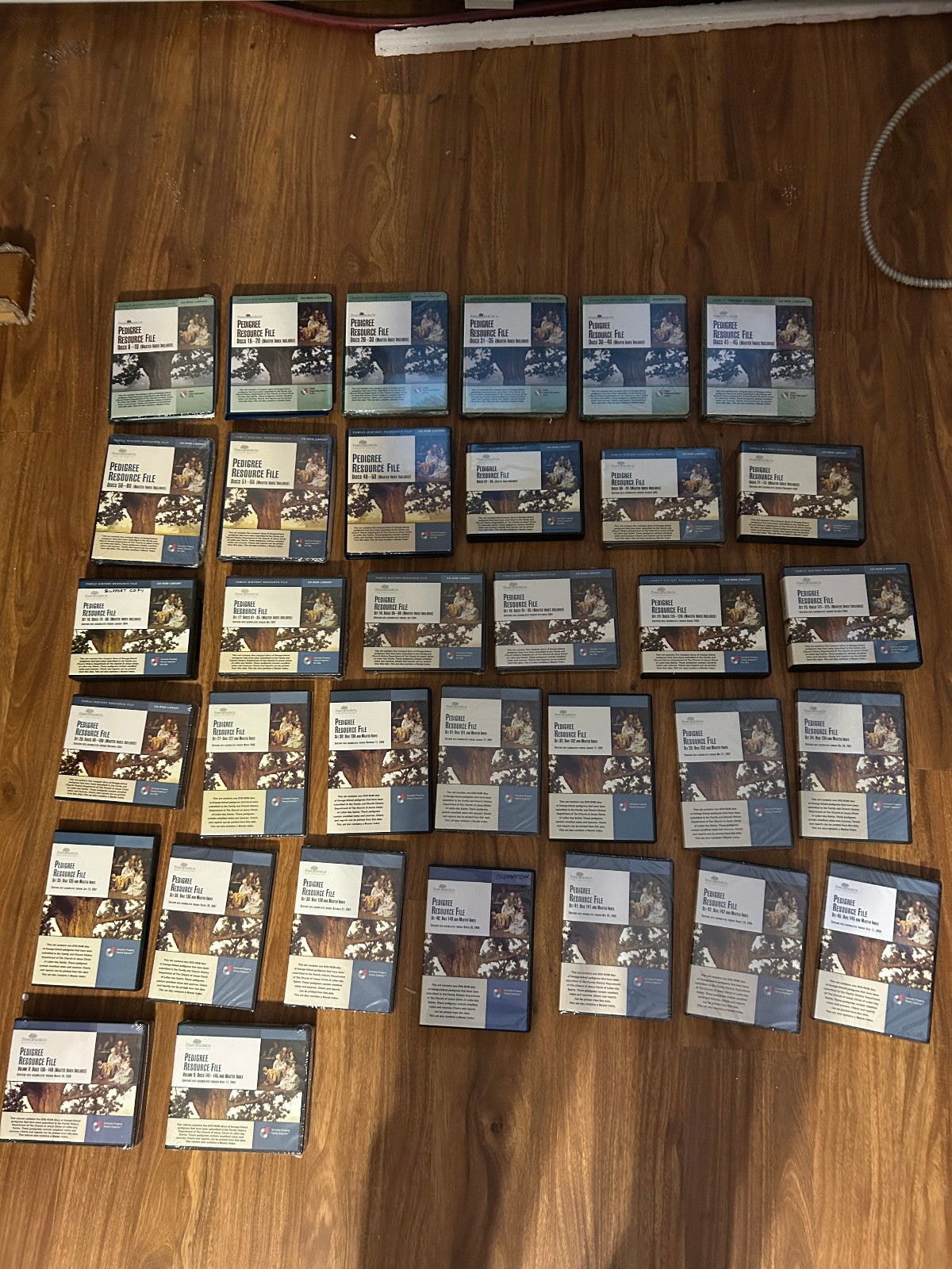 Pedigree Resource File genealogy research CD collection