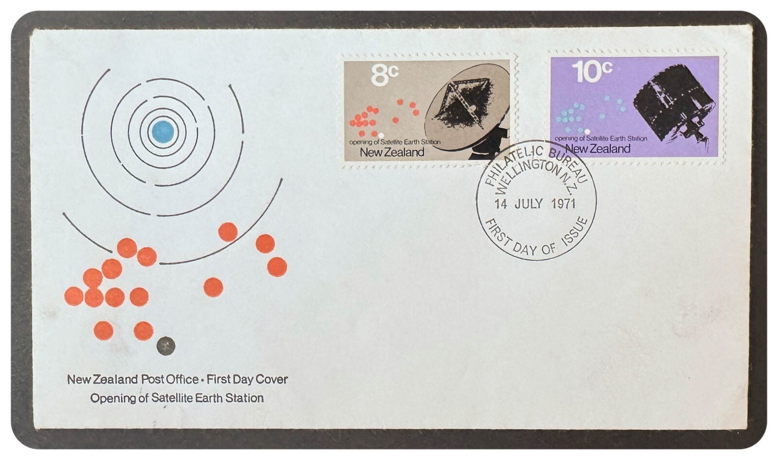 New Zealand | 1971 | SG 958-959 | Satellite Earth Station | Fine Cover
