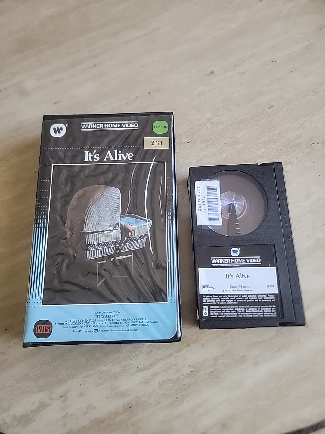IT’S ALIVE-BETA NOT VHS Warner Clamshell BETAMAX Horror 
