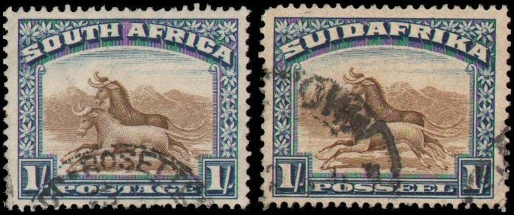 South Africa #29a-29b Used