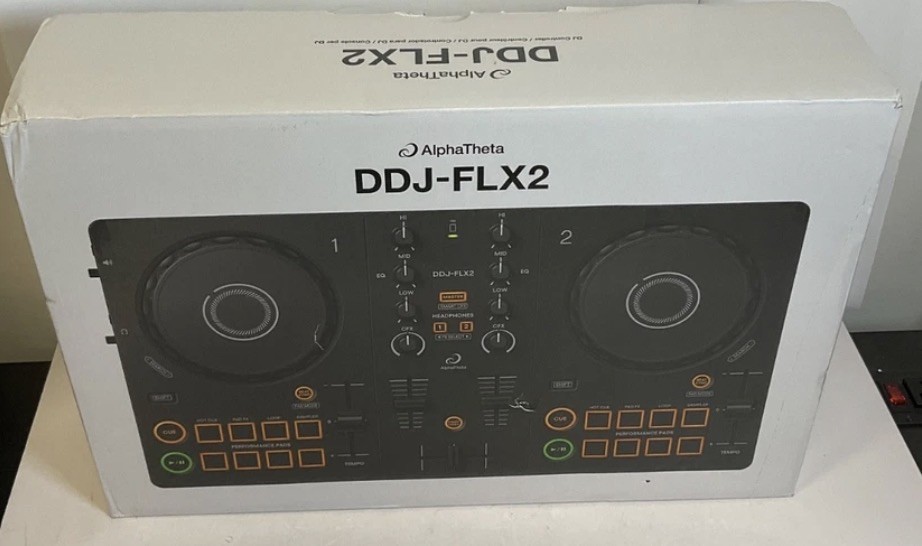 AlphaTheta DDJ-FLX2 Compact 2-Ch DJ Controller