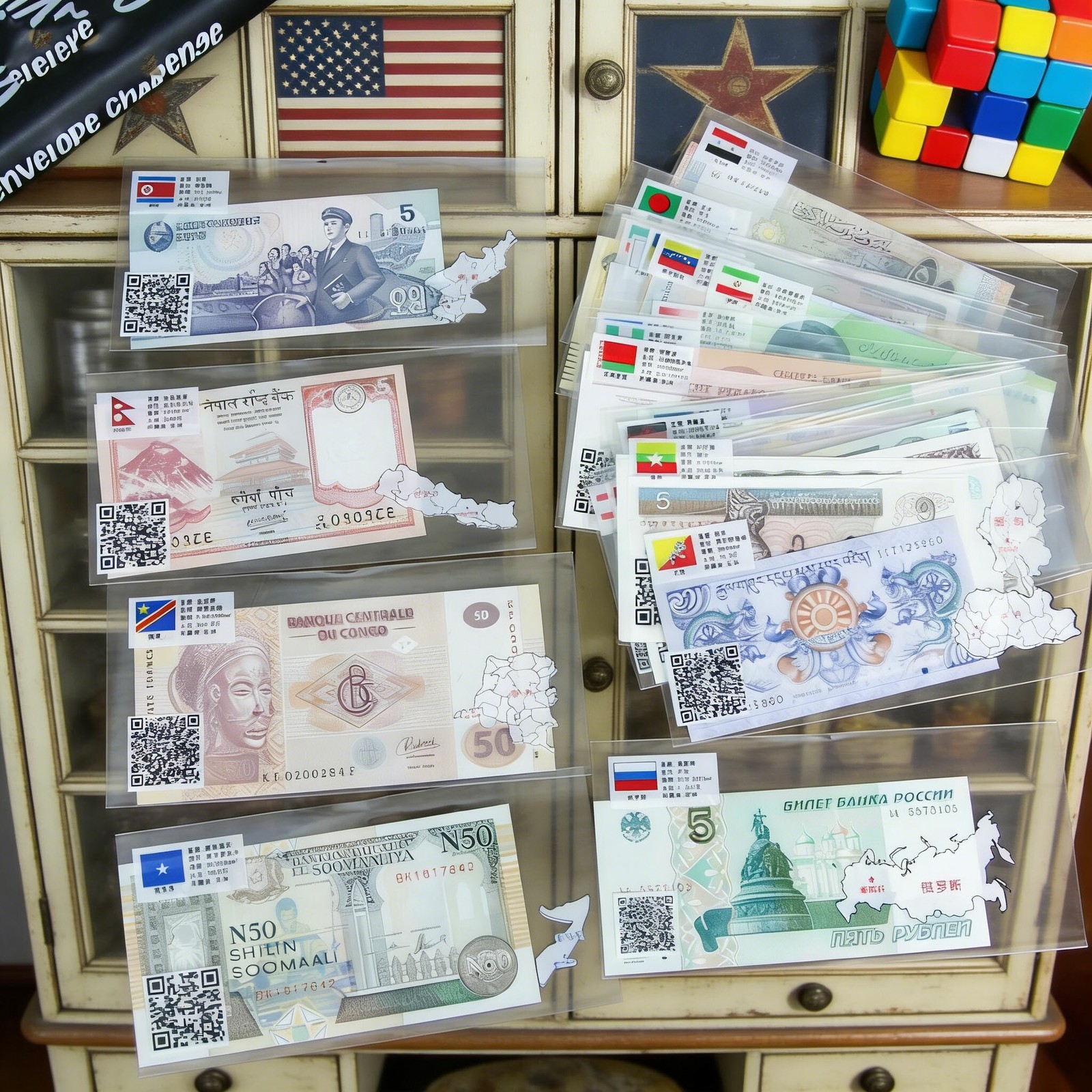52pc World Currency Discovery Set | UNC Banknotes | Amazing Collector Gift