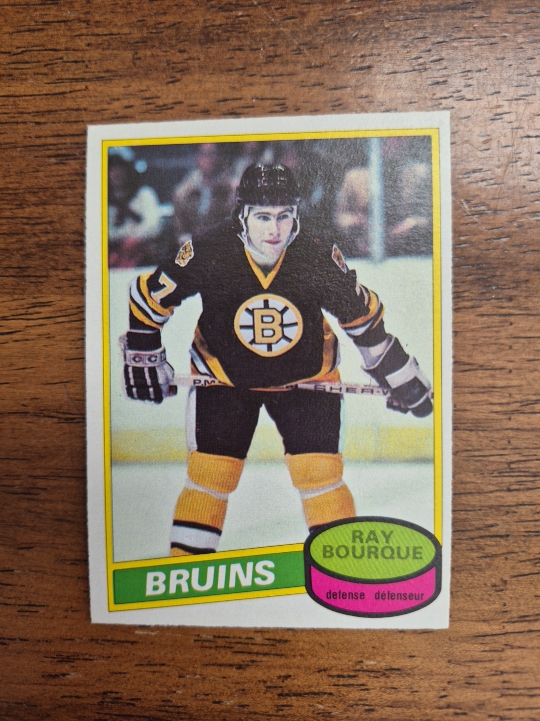 1980-81 O Pee Chee Ray Bourque Rookie Card #140; Boston Bruins 