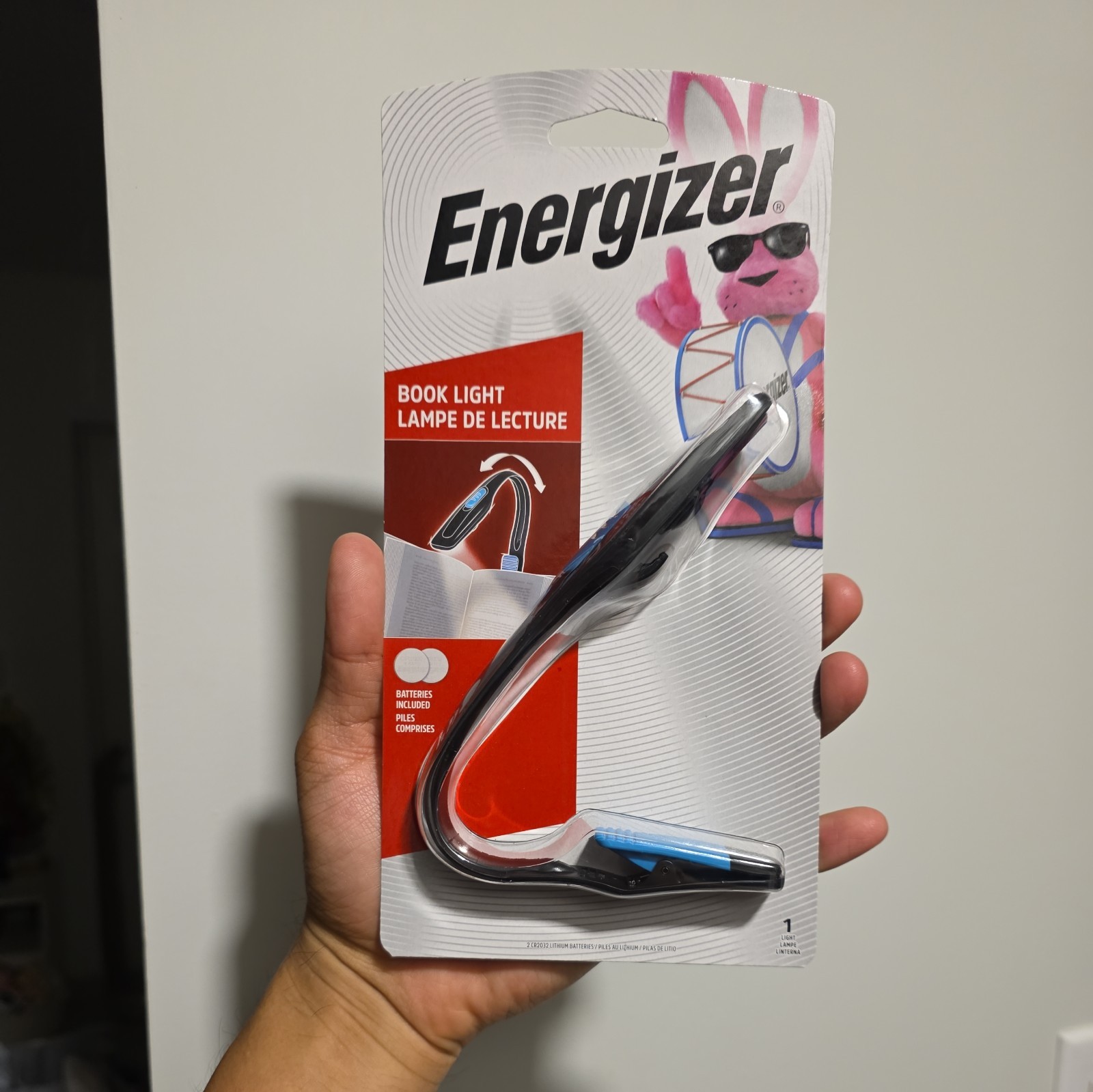 Energizer Flexible LED Clip Book Light