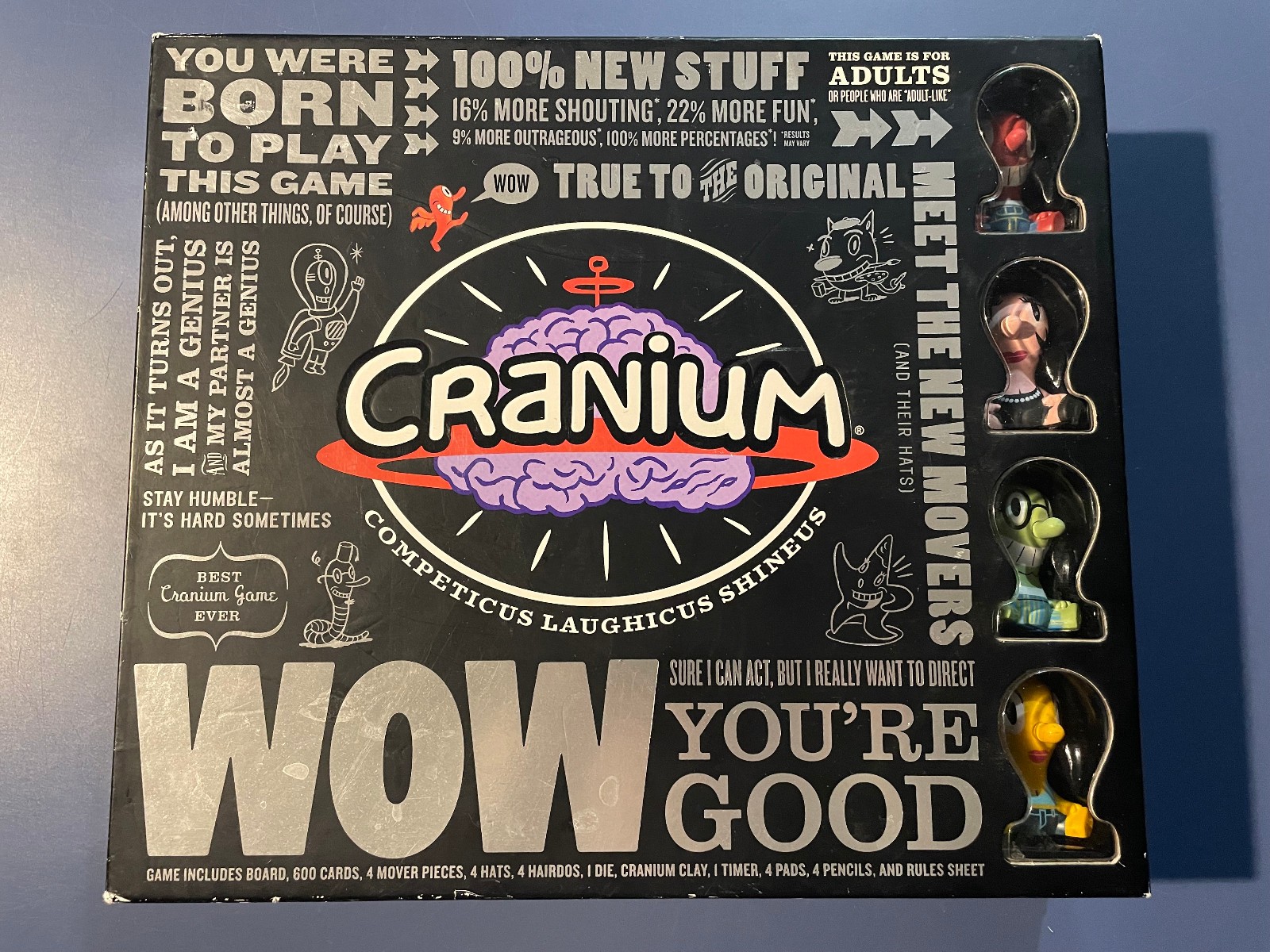 Cranium WOW You're Good Board Game Adults 100% COMPLETE