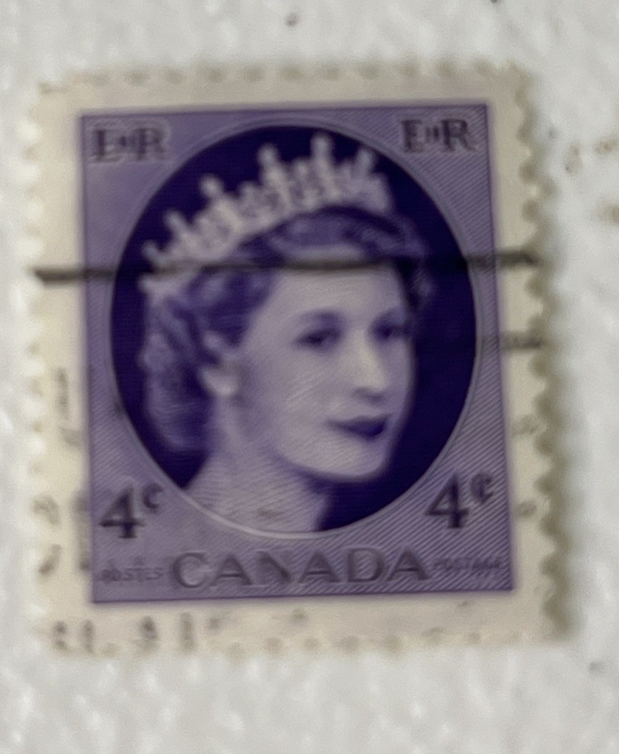 Canada:1962 Queen Elizabeth II  4 c. Rare & Collectible Stamp.