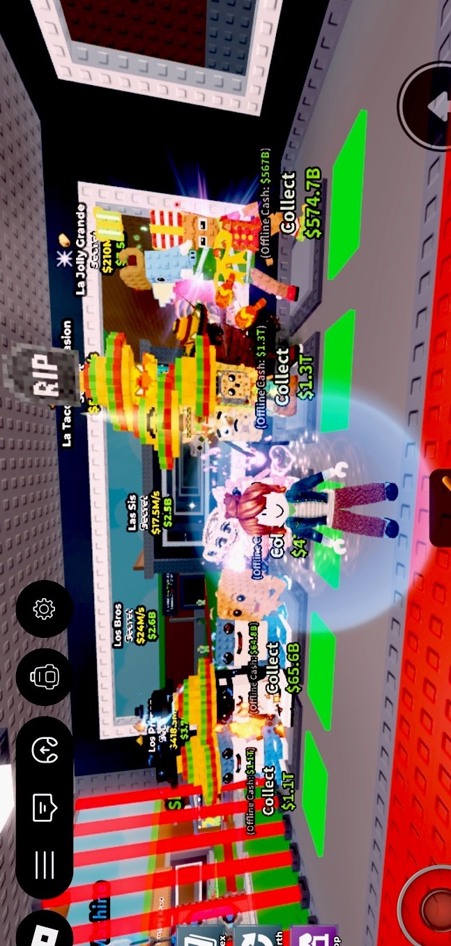 Roblox Game Item Asset with Character, Collectibles, and In-Game Avatar