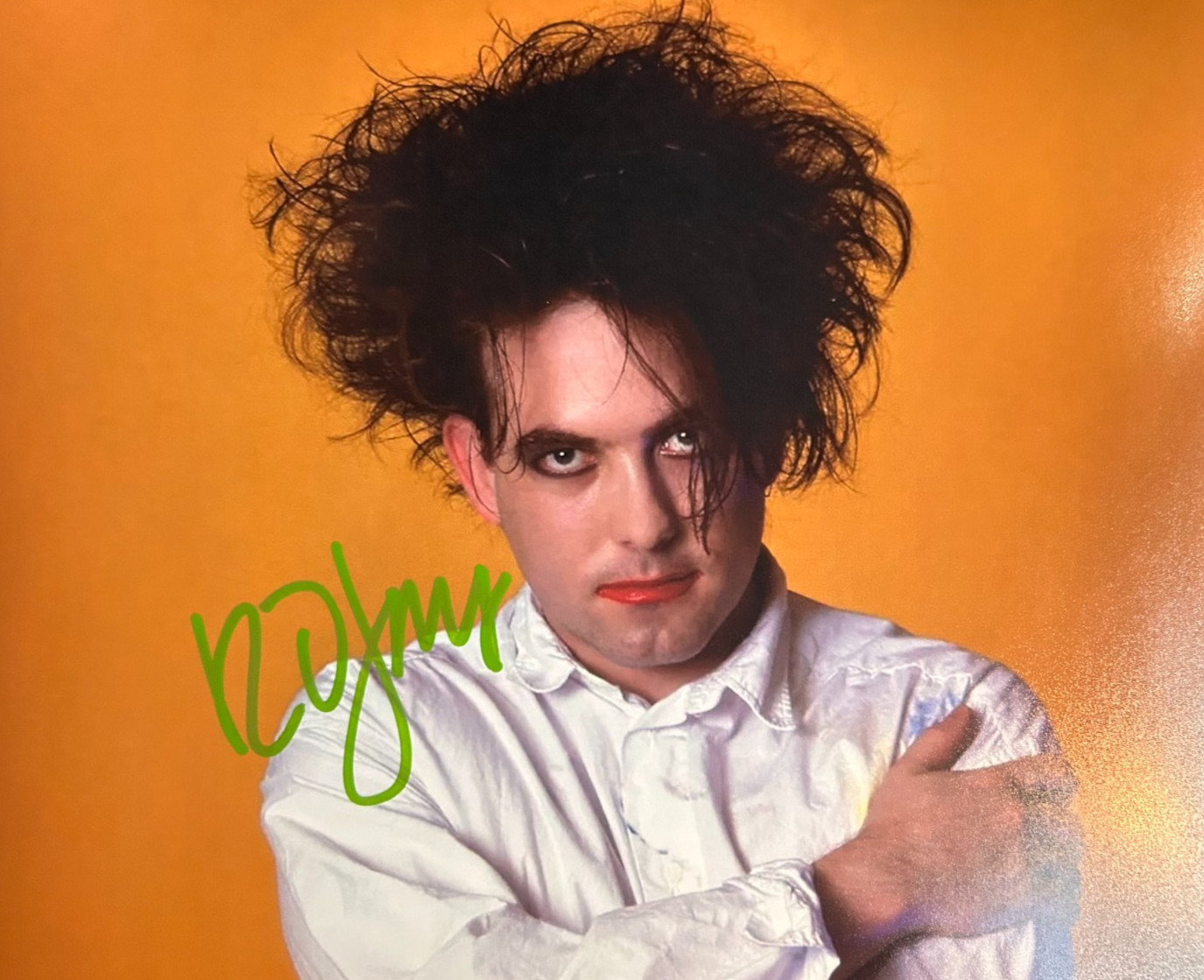 Robert Smith (THE CURE) Hand Signed Original 8x10" Authentic Autograph w/COA