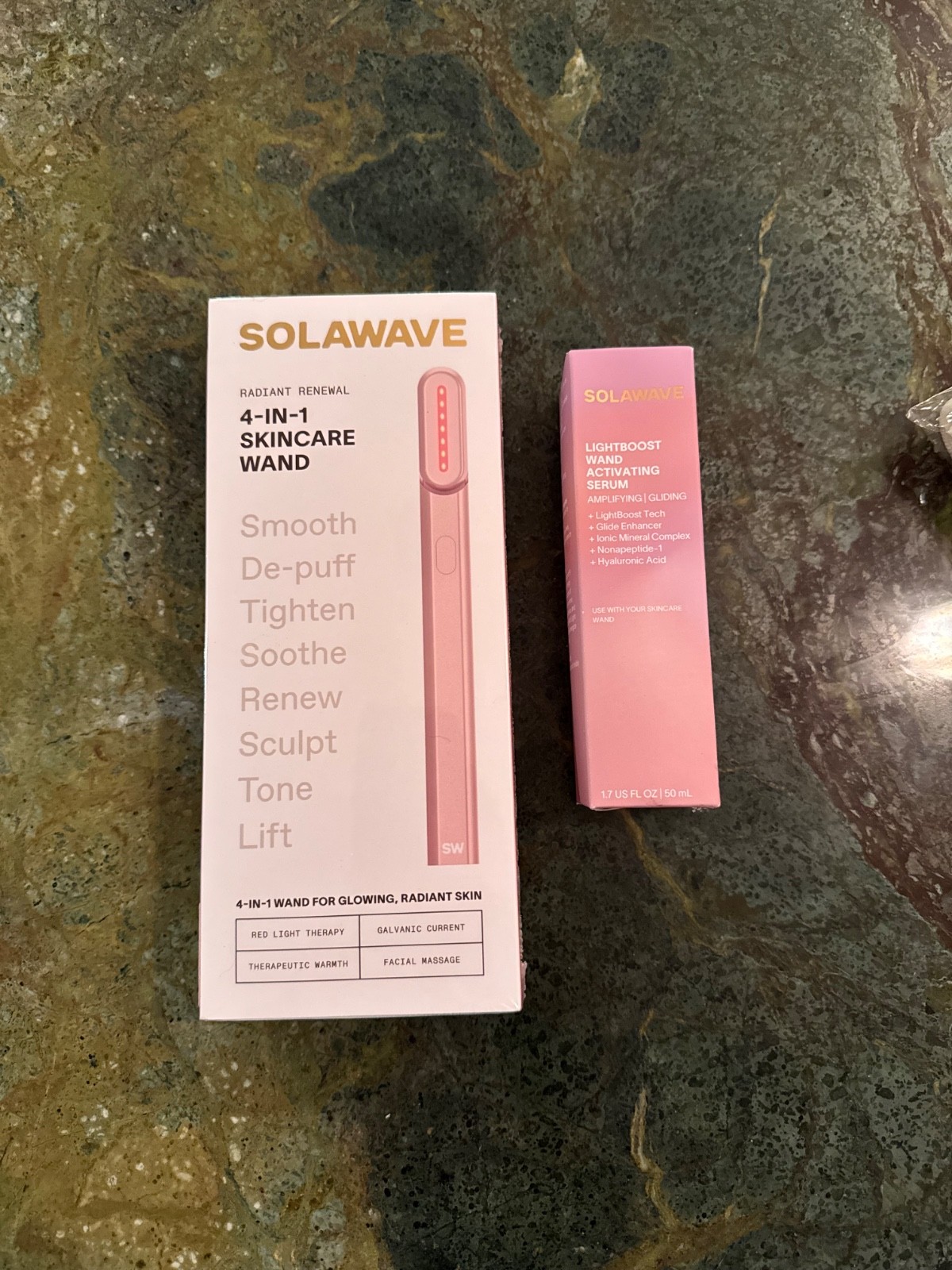 SolaWave 4-IN-1 Radiant Renewal Skincare Wand Rose Gold BRAND NEW