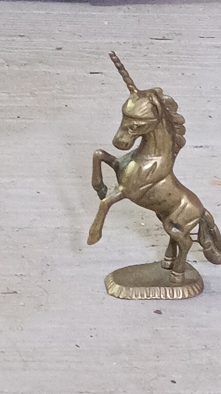 Brass Unicorn Fantasy Figurine Collectible Sculpture Fantasy Decor Home Accent