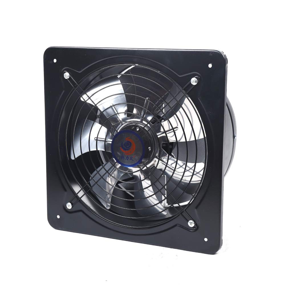 12" Window Exhaust Fan Industrial Vent Fan 125W Exhaust Fan Low Noise Extractor