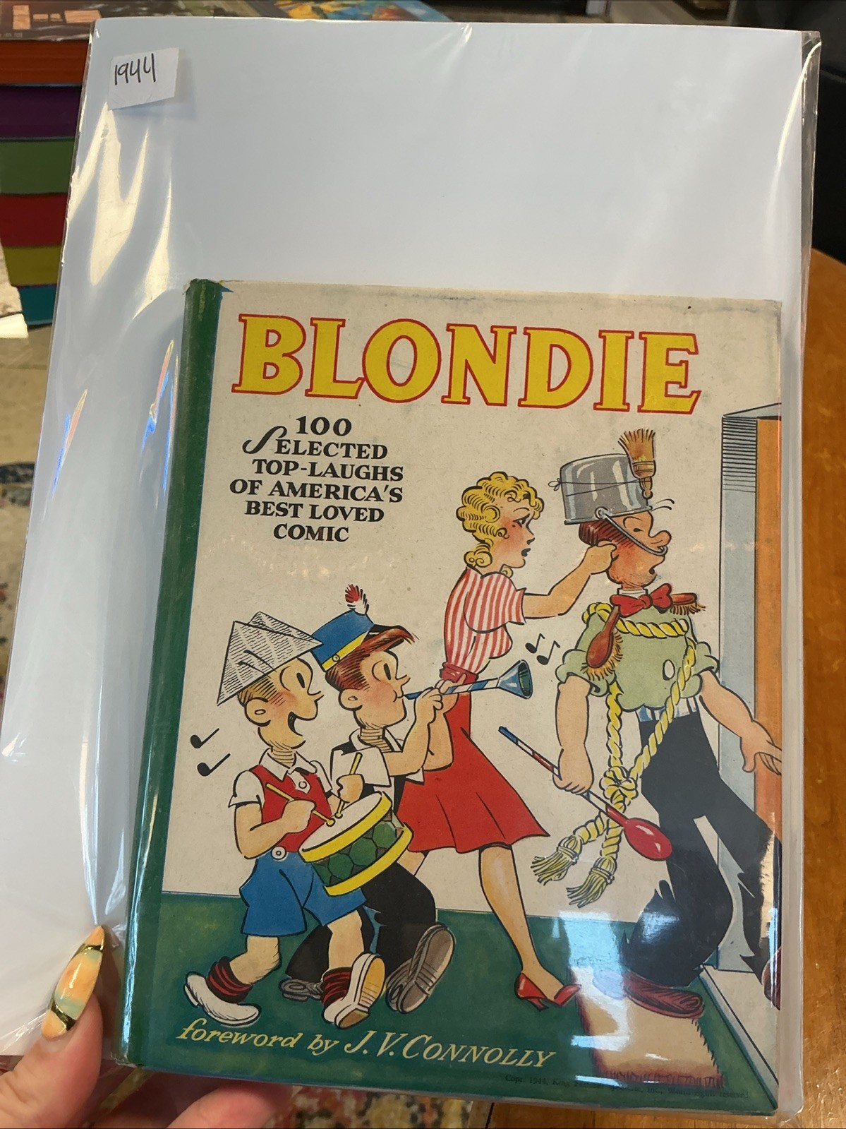 Vintage Magazine Lot (3) Railroad 1945 Coronet Feb Blondie Comic Book 1944