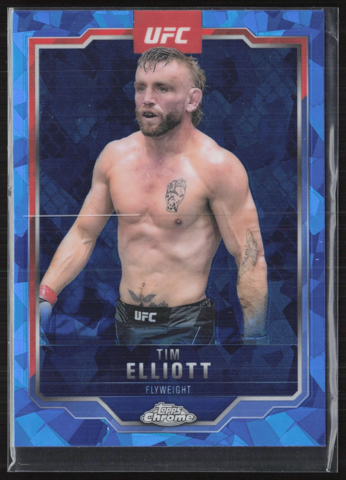 2025 Topps UFC Chrome Sapphire Tim Elliott #57