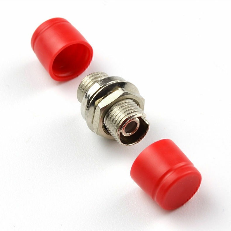10Pcs Lot FC-FC/PC Fiber Optic Adapter Coupler Connector Female to Female RED