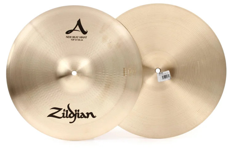 Zildjian 15 inch A Zildjian New Beat Hi-hat Cymbals