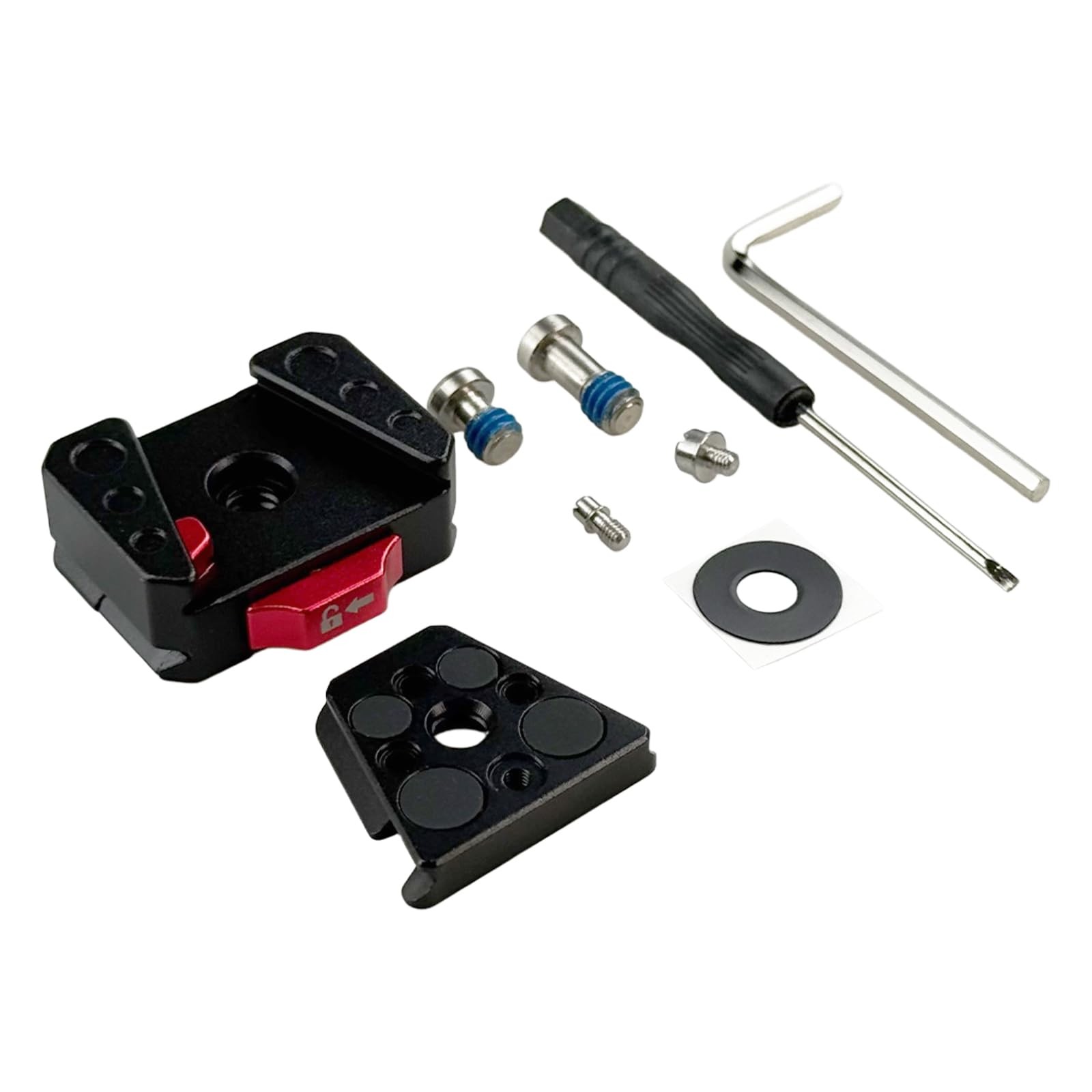 V Lock Quick Release Plate VMount Aluminum Battery QR 1/4 Hole 38mm Slot