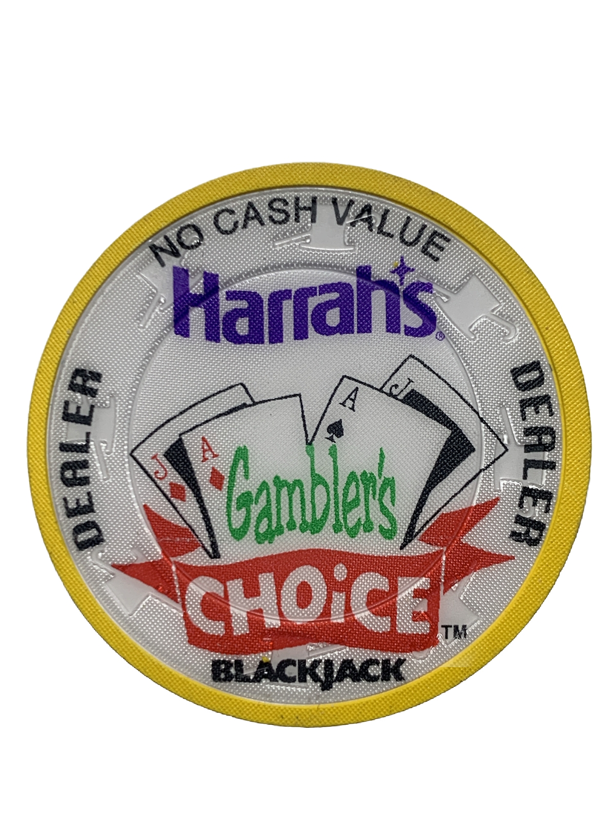 Harrah’s NCV Casino Chip, Lake Tahoe, Gambler’s Choice 1996