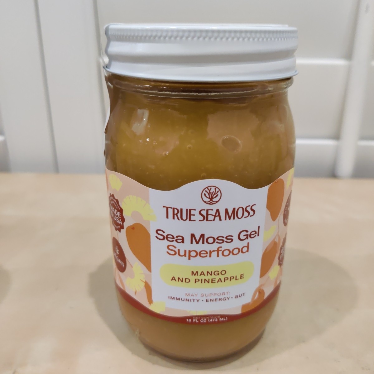 TrueSeaMoss Sea Moss Gel – Mango/Pineapple – Wildcrafted - Exp 12/2026