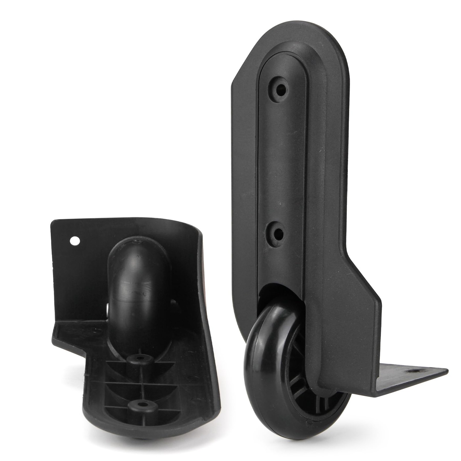 Luggage Replacement Wheels 2 pcs Luggage Rear Wheels Suitcase Repair Kit Blac...