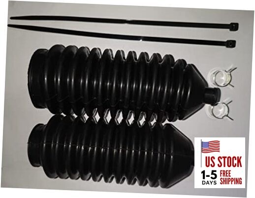 A Pair Steering Rack Driver and Passenger side Boots Bellows Replacement 51 