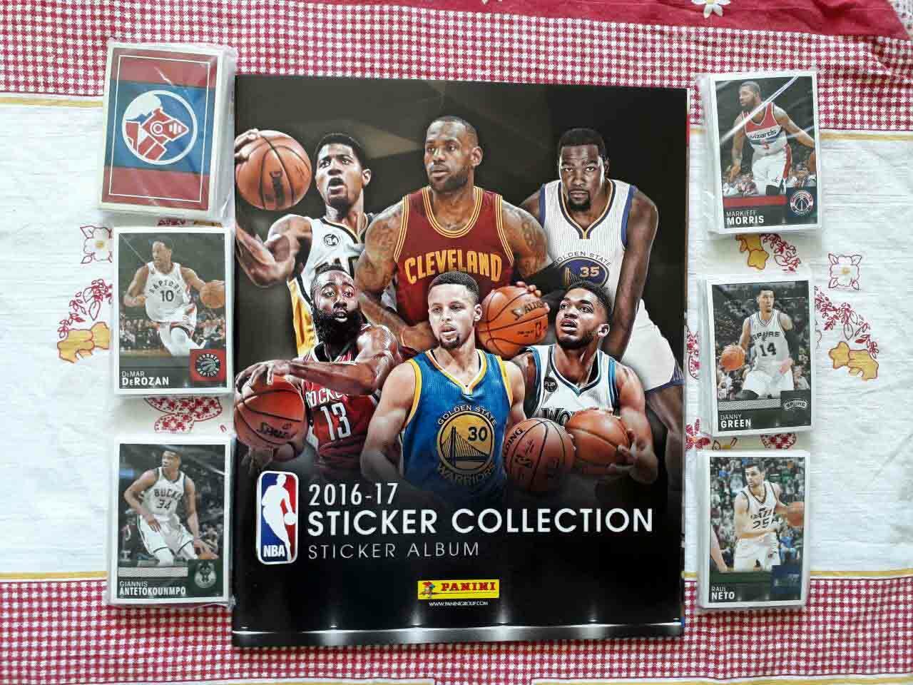 NBA Basketball Panini 2016 2017 Album and complete sticker set EUROPEAN