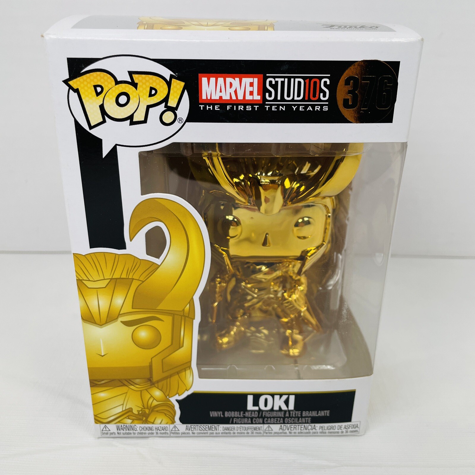 Funko Pop! Marvel Thor Ragnarok Gold Loki Vinyl Figure #376