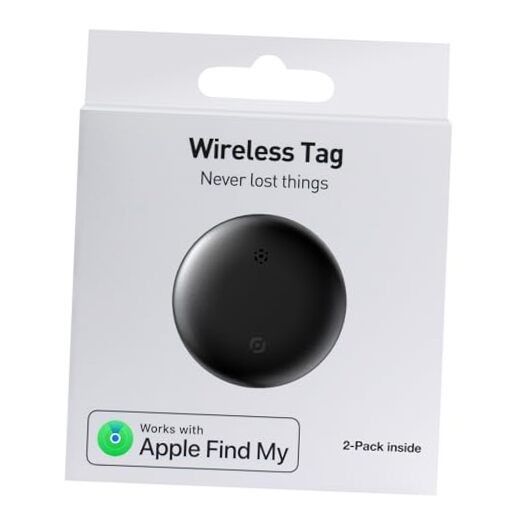 Air Tracker Tags-| Smart Tracker Work with Apple Find My App(iOS Only), 2 Pack