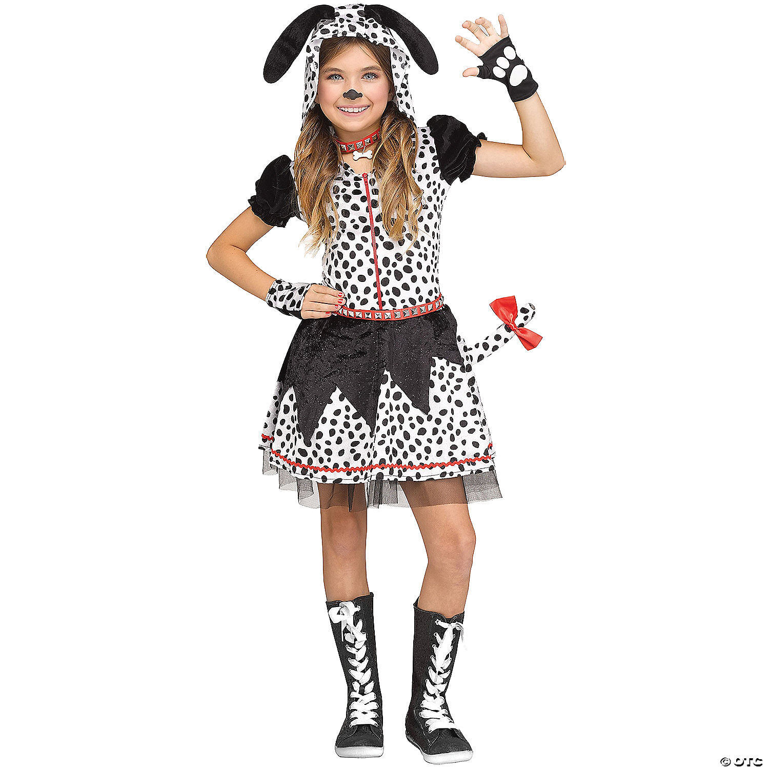 Girl's spotted sweetie costume