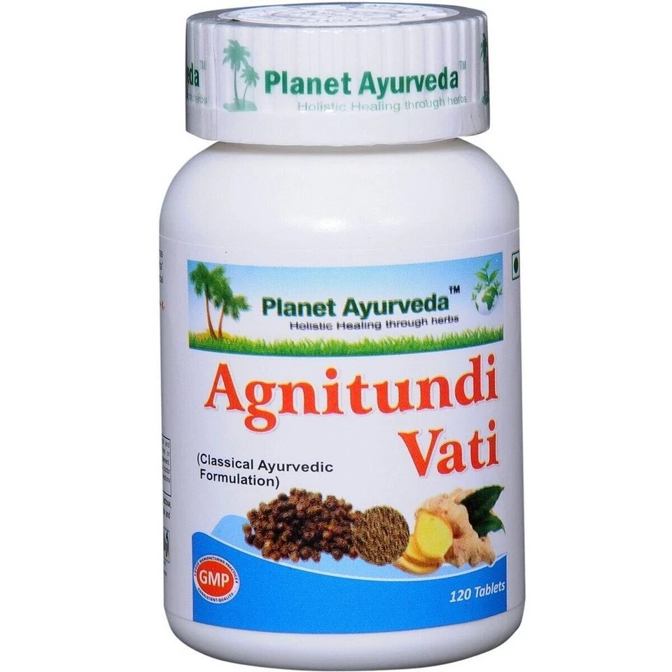 Planet Ayurveda Agnitundi Vati Tablets - 120 Tablets