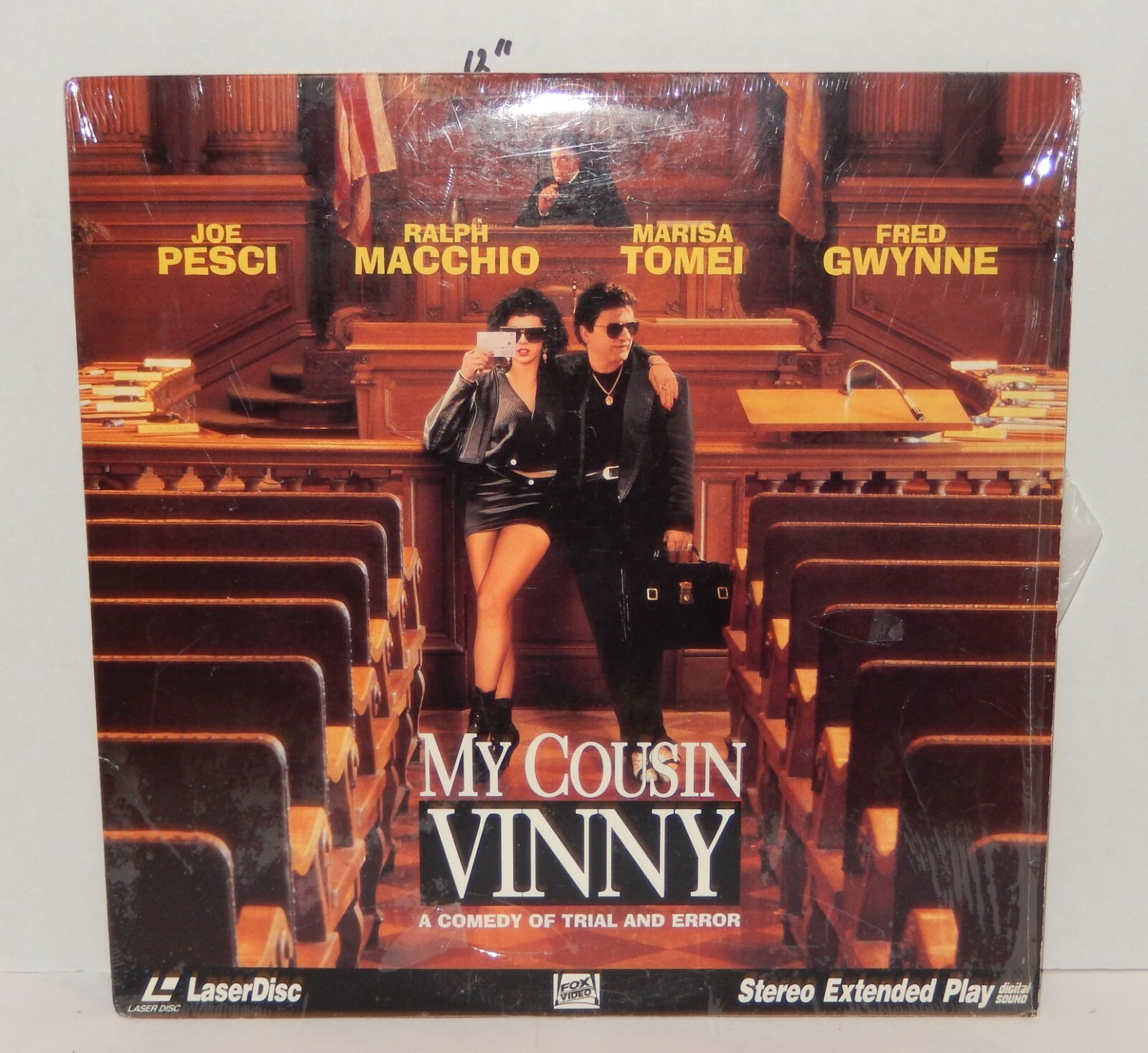 Laser Disc 1992 My Cousin Vinny Joe Pesci Ralph Macchio Marisa Tomei Laserdisc