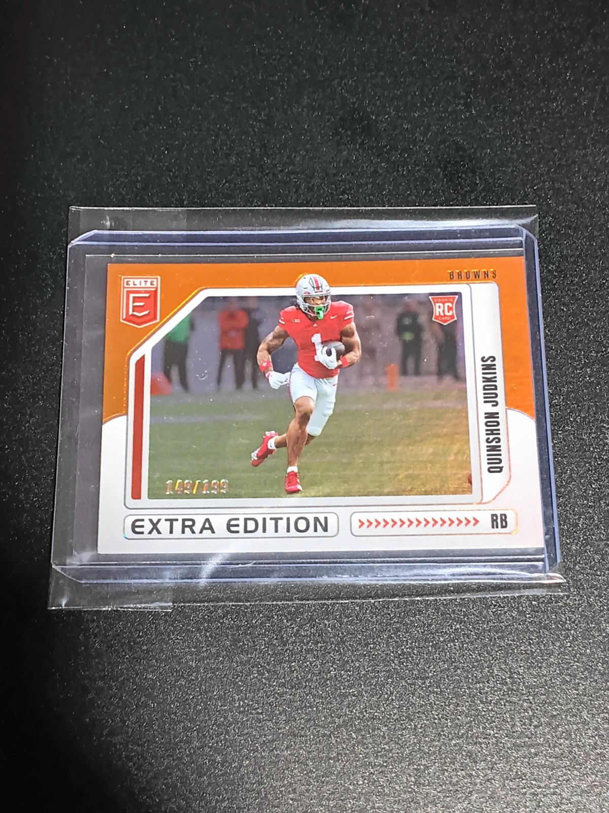 2025 Panini Donruss Elite - Rookies Quinshon Judkins #121 Orange /199 (RC)