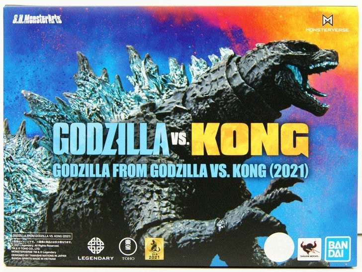 Bandai Godzilla vs. Kong (2021) S.H.MonsterArts Godzilla Action Figure
