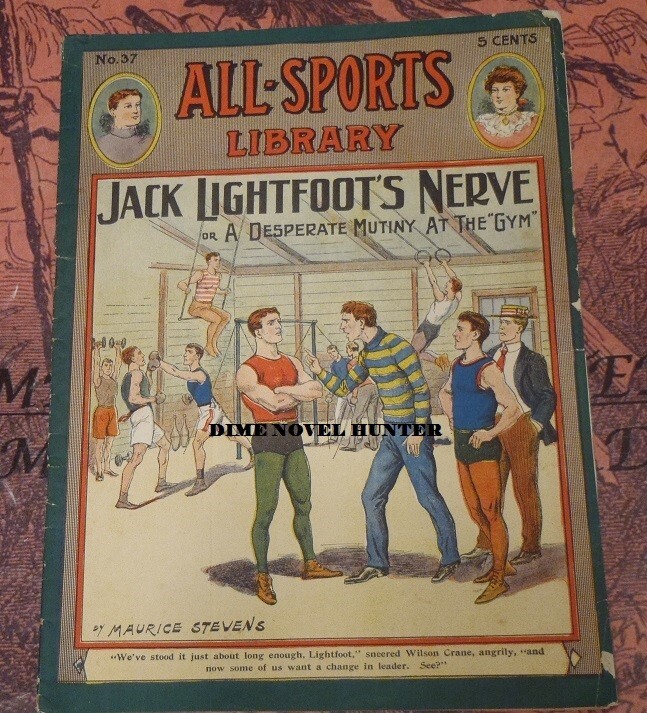 1905 ALL-SPORTS LIBRARY #37 SCARCE ATHLETIC STREET & SMITH DIME NOVEL  STORY PAP