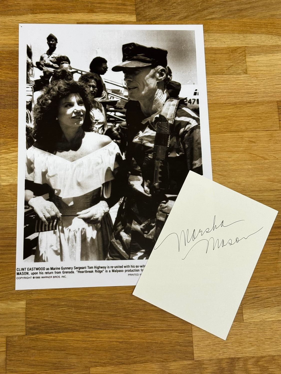 Marsha Mason Oscar nominated actress, genuine Autograph