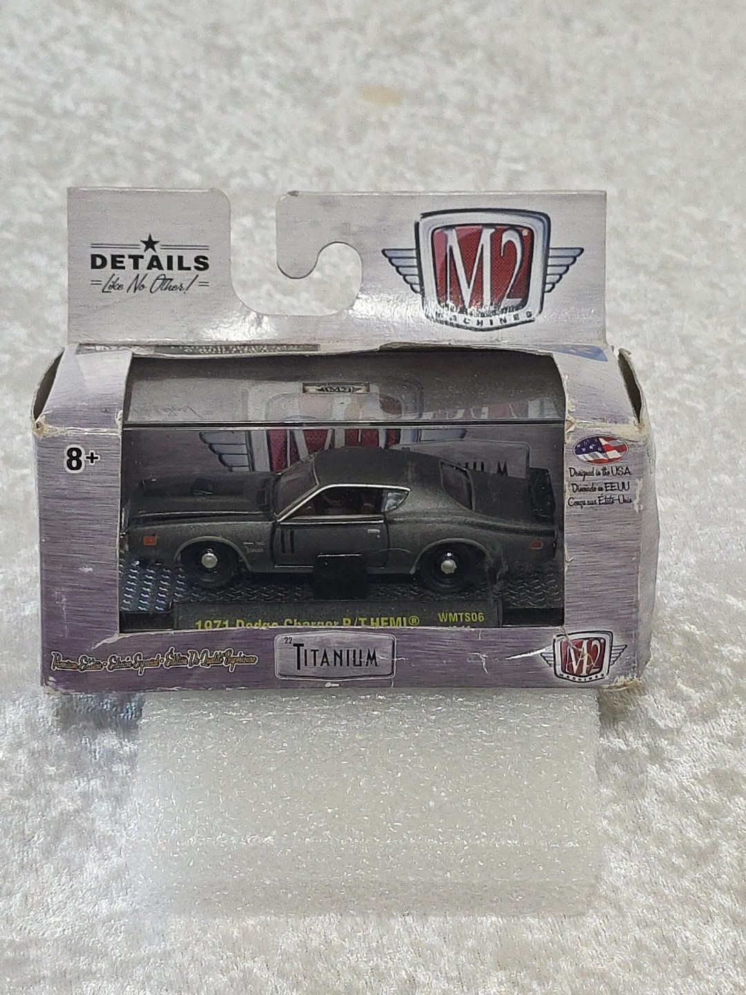 M2 Machines Titanium TI01 1971 Plymouth Hemi Cuda 1:64 2017  Walmart  Exclusive 