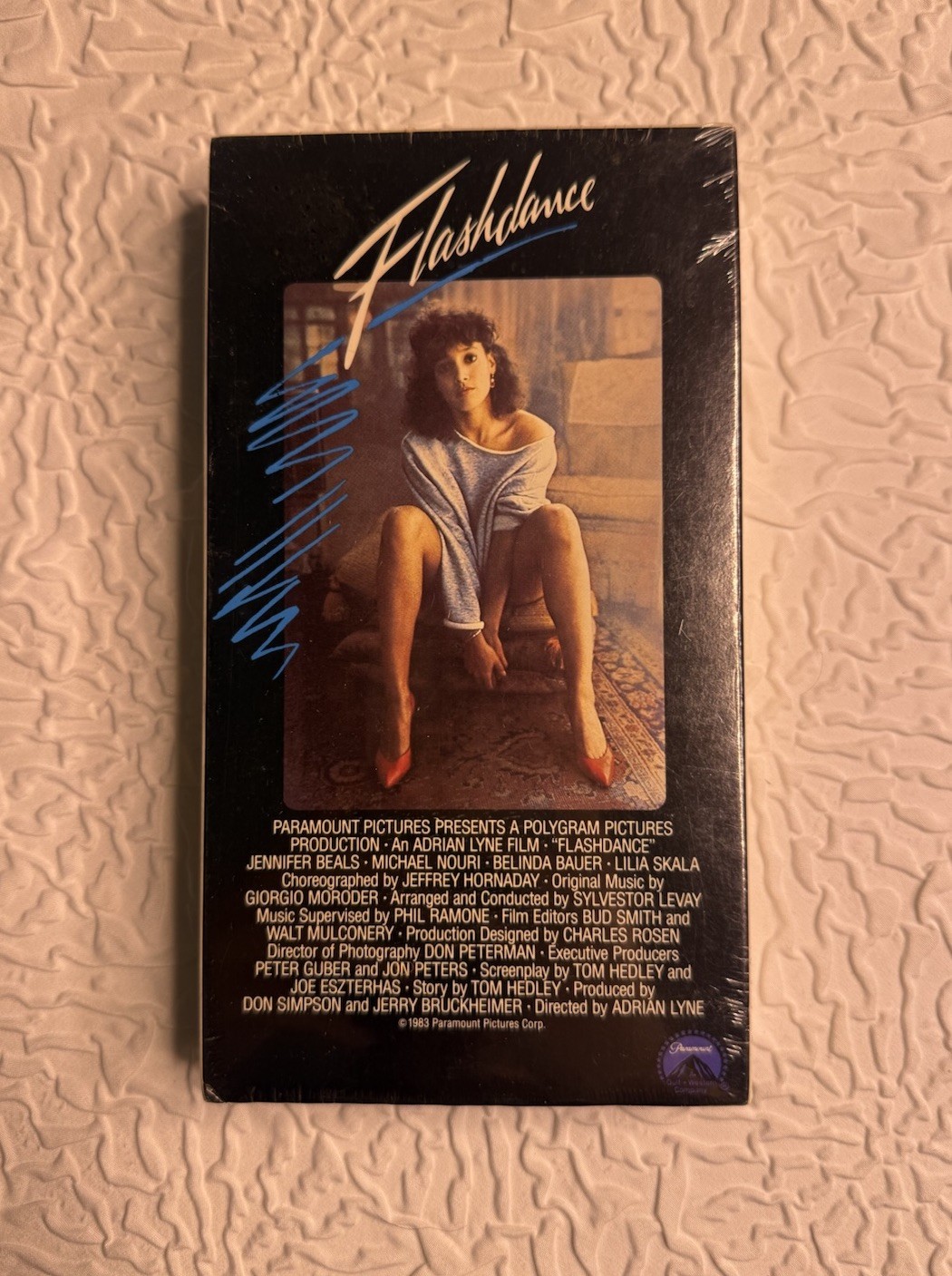 Flashdance VHS New Sealed Jennifer Beals 1983 Vintage Dance Drama Film