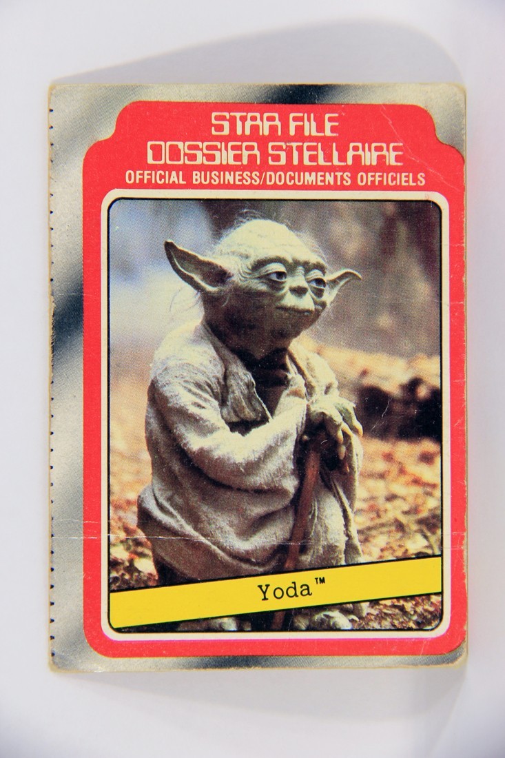 Star Wars The Empire Strikes Back Trading Card #9 Yoda MISCUT FR-ENG OPC L020299