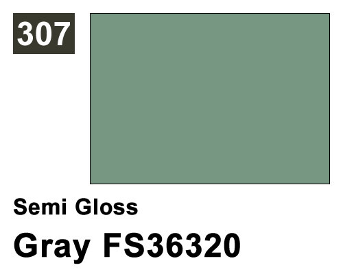 Mr.Hobby G307 Mr.Color Semi Gloss 307 Gray FS36320 (10ml) modeling