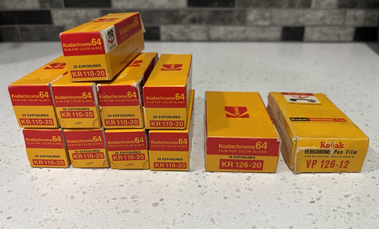 kodak kodachrome64 films - kr110-20 - Lot & More New Exp 1970’s **READ*