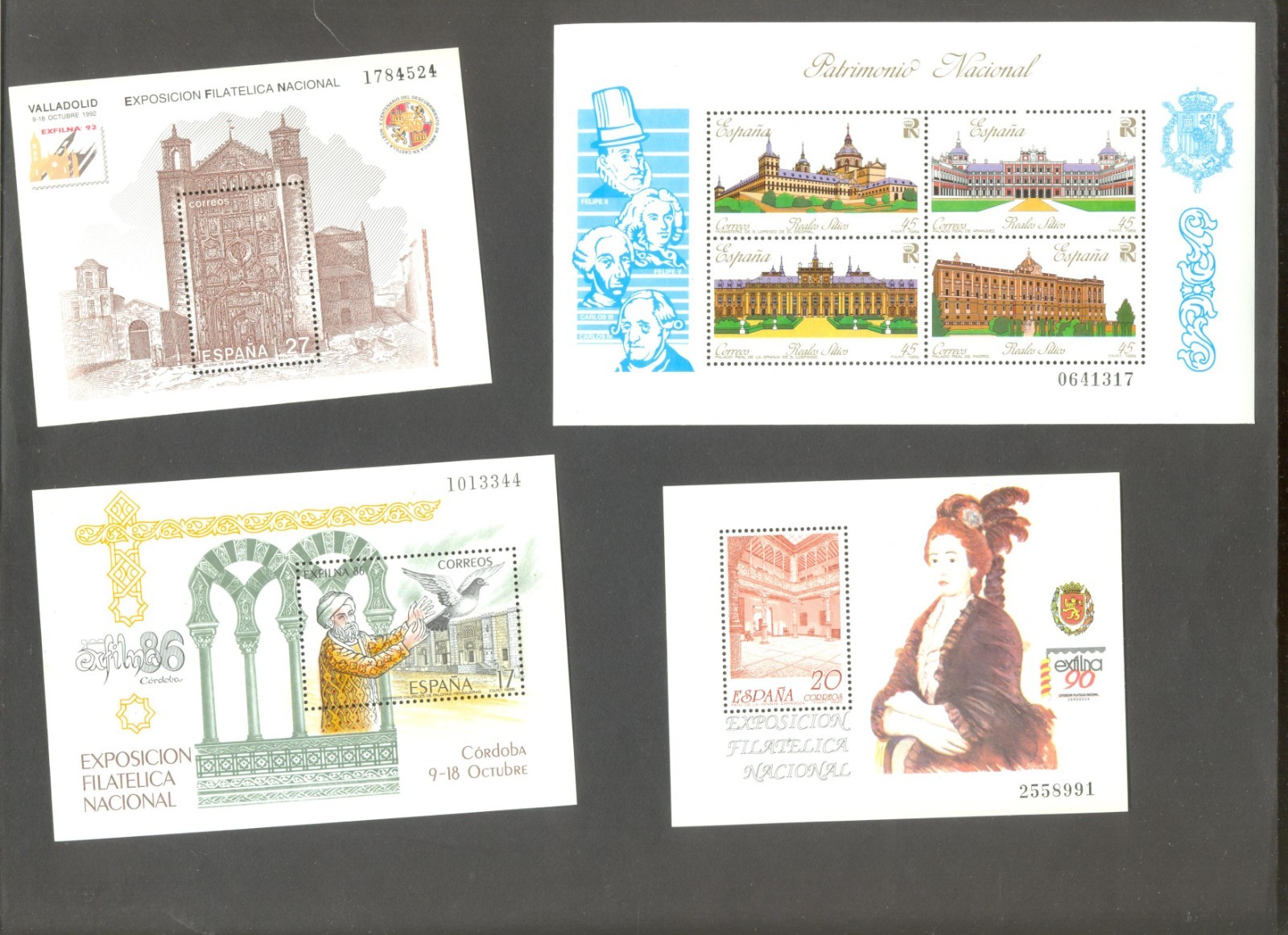 Spain Block Lot 1980s (2) MNH