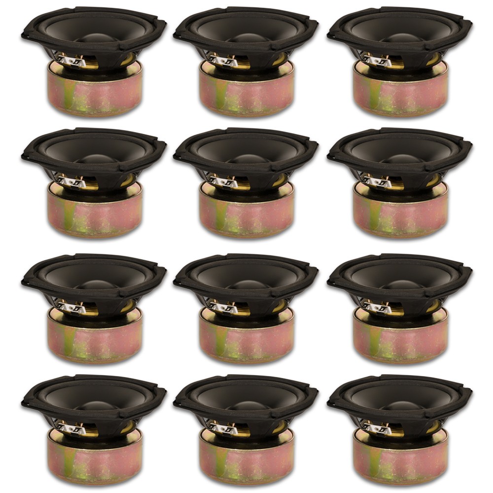 12 Goldwood Sound GW-205/4S Shielded 5.25" Woofers 130 Watts each 4ohm Speakers