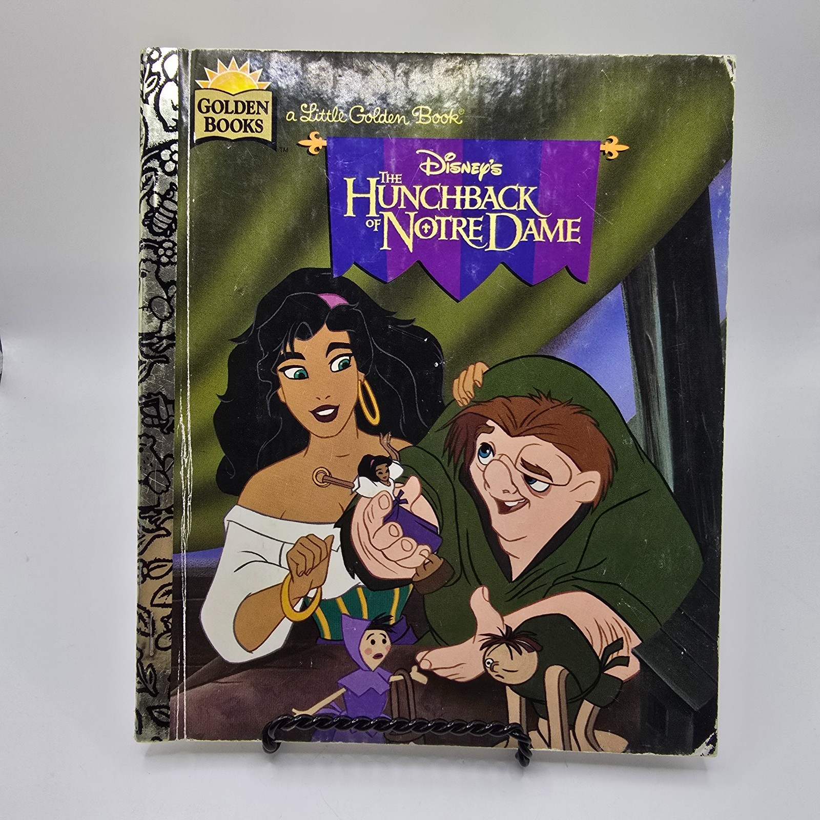 Vintage Little Golden Hunchback Of Notre Dame Disney Book First Edition 1996