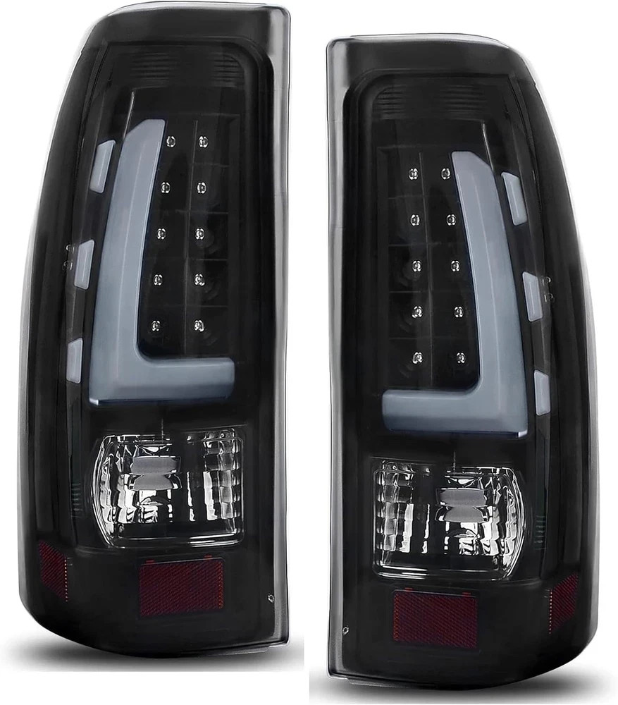 Tail Light Assembly Compatible with 1999-2006 Chevy Silverado 1500/2500, 01-06 S