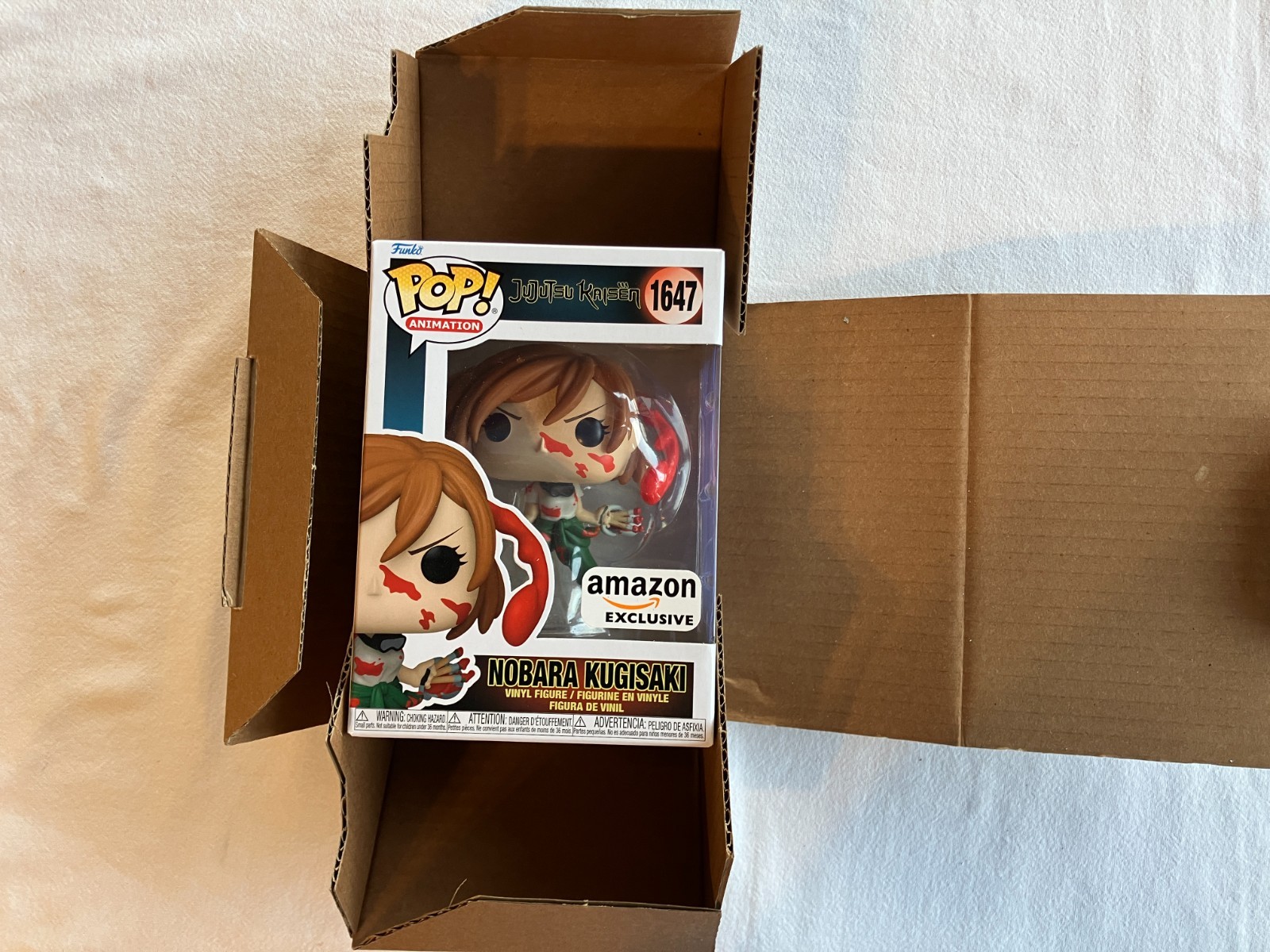 Funko Pop! 81680AM Jujutsu Kaisen 1647 Nobara Kugisaki, Amazon Exclusive Packagi