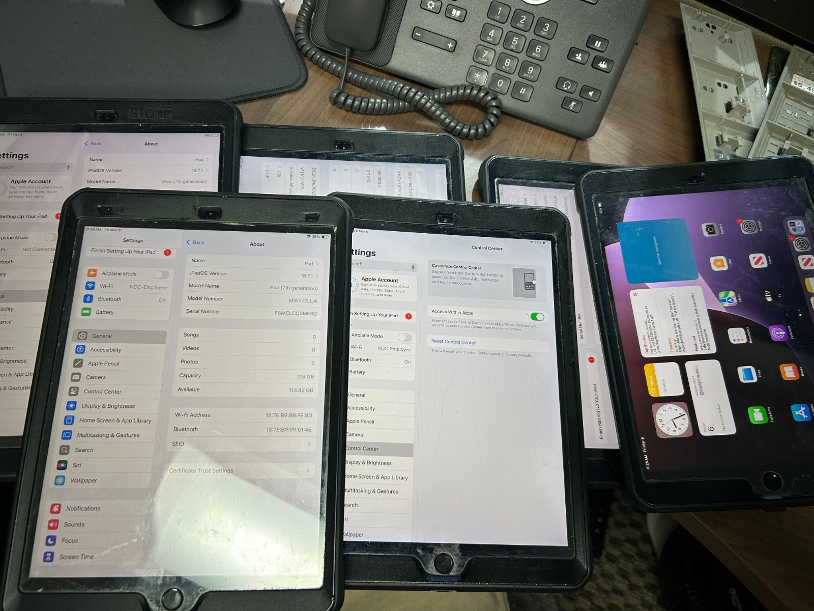 Apple iPad (7th Generation) A2197 128 GB, Wi-Fi, 10.2 in - Space Gray